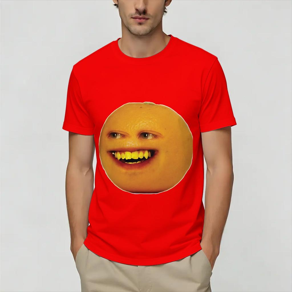 Funny Annoying Oranges Tshirt Beach Hippie Tshirts Unisexs Pure Cotton Oneck 4xl 5xl 6xl Clothing Short Sleeve Streetwear Tops