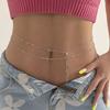 Sexy Vintage Aesthetic Belly Chain Bead Chain Body Chain Waist Chain Belt
