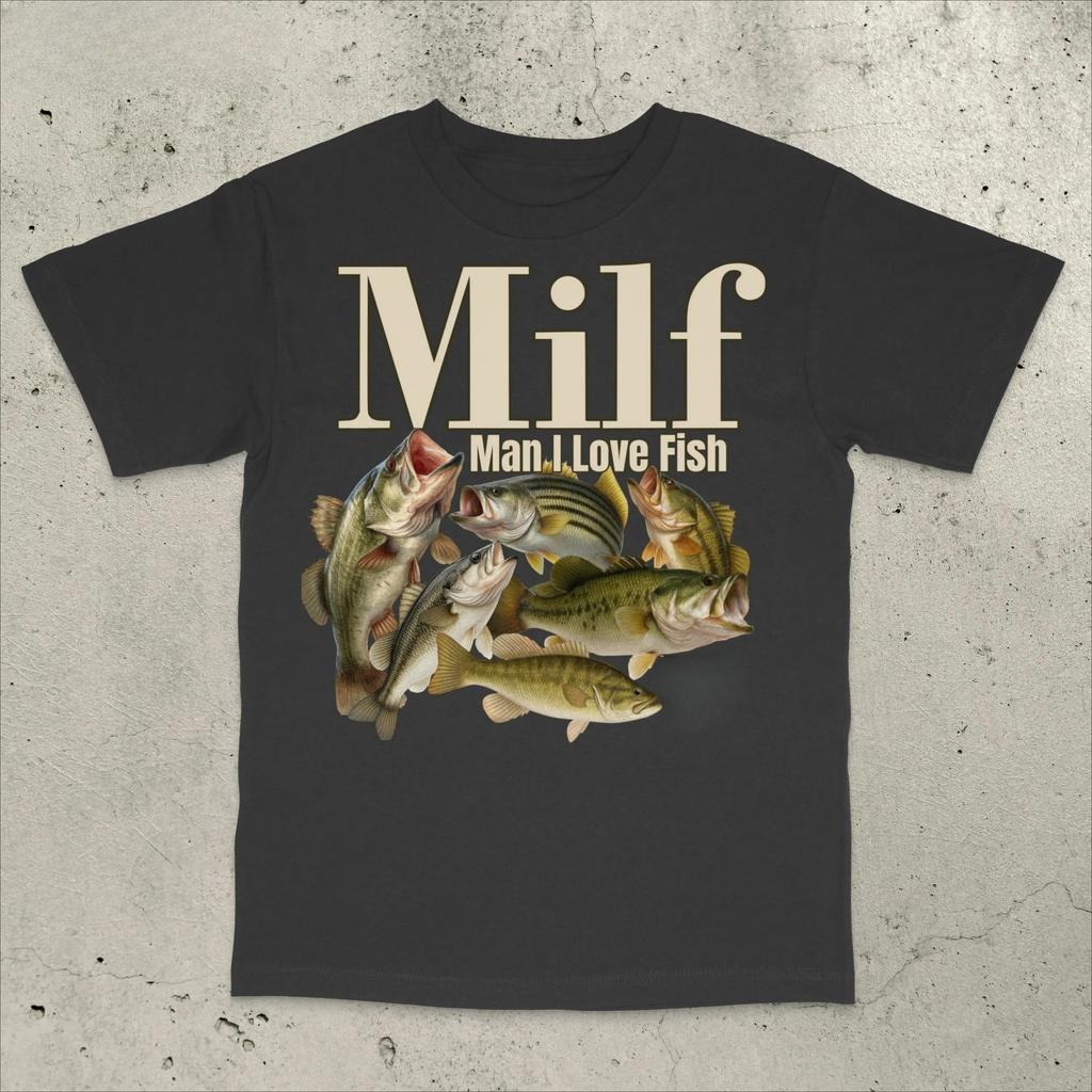 Man I Love Fish Bass Fishing T-shirt