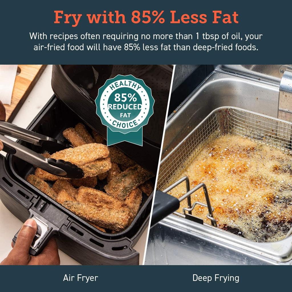 4.5L Air Fryer Large Capacity Visual Electric Fryer Household Intelligent Multi-function French Fry Machine Air Frye