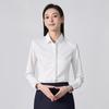 Женская рубашка с длинным рукавом в стиле business casual на пуговицах