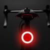 1Pc Heart Shape LED Bike Light USB Rechargeable Bicycle Rear Light Waterproof Taillight 5 Mode Cycling Night Safety Warning Lamp