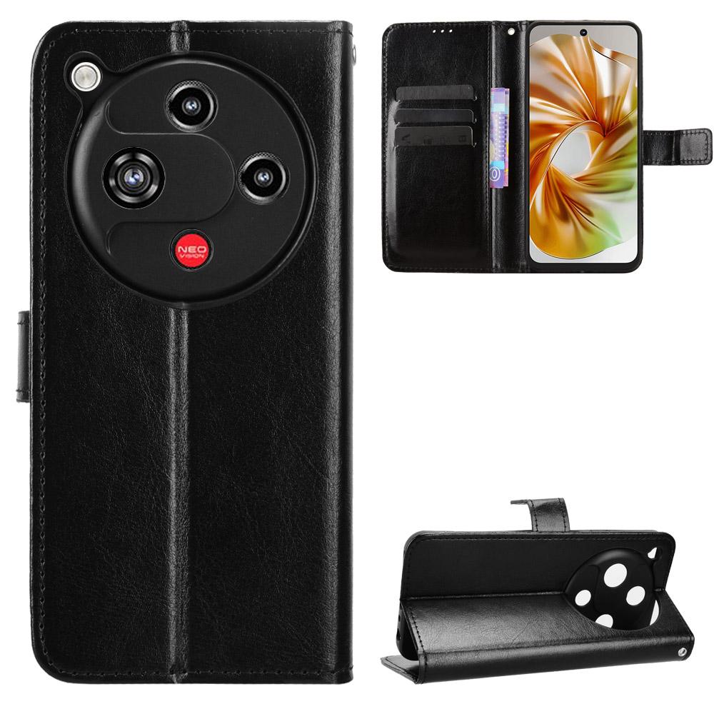 Флип-чехол для ZTE nubia Focus 2 из искусственной кожи, защита всего корпуса, [блокировка RFID], чехлы для телефона, обложка-кошелек