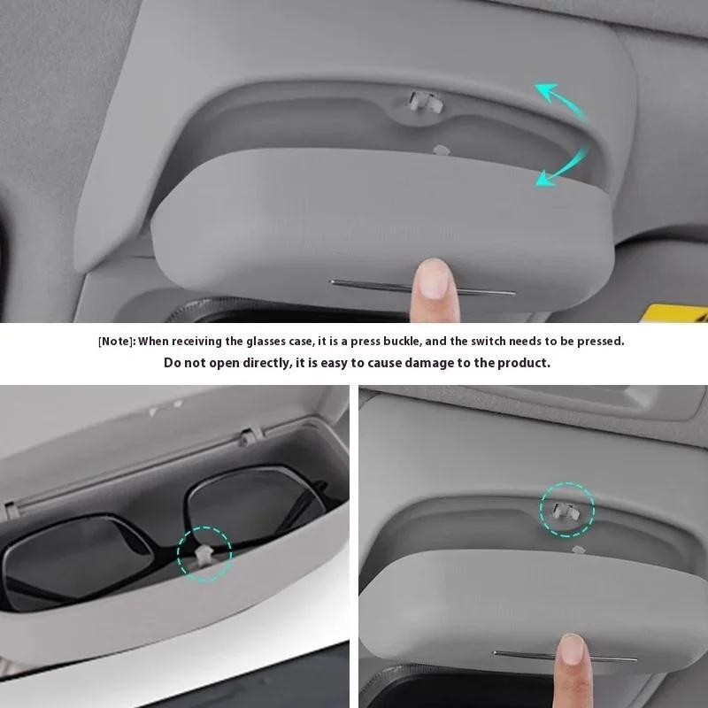 For Toyota Corolla/Corolla Cross/Harrier/Frontlander/Levin Car Glasses Case Sunglasses Storage Clip Interior Auto Accessories
