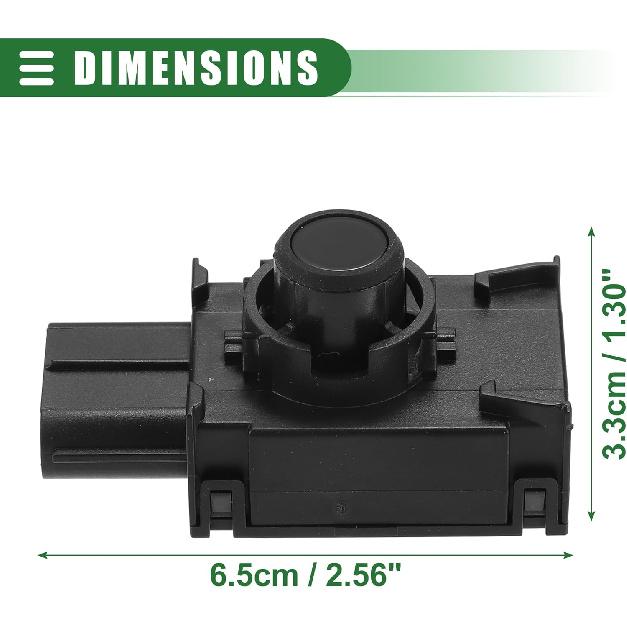 Motoforti 4 Pcs Car Bumper Reverse Parking Assist Sensor, Parking Assist Sensor, for Lexus ES350 2007-2012, Plastic, No.8934133110, Black