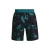 Under Armour Project Rock Logo Print Straight Casual Shorts Men Bottoms Green 1377438-722