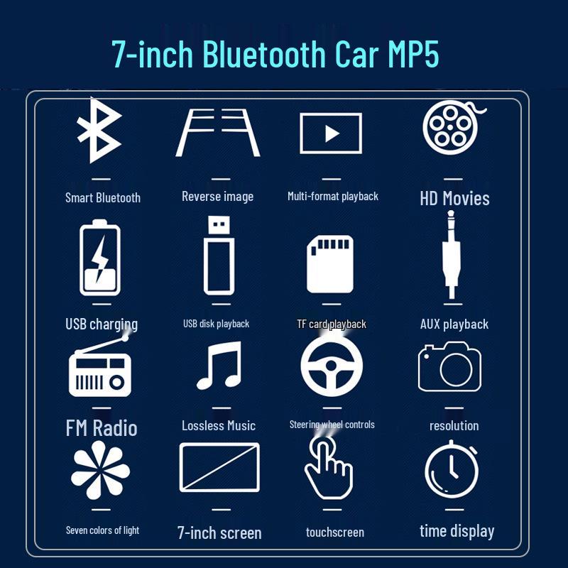7-inch Android GPS Navigation for Ford 06-11: Capacitive Screen Carplay MP5 Player