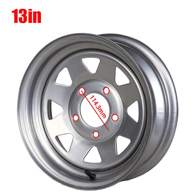 12''x4J/13''x4.5J/14''x5.5J Алюминиевый диск для прицепа 5 -114.3 Схема болтов автомобиля Грузоподъемность Детали и аксессуары для караванов, лодок, RV