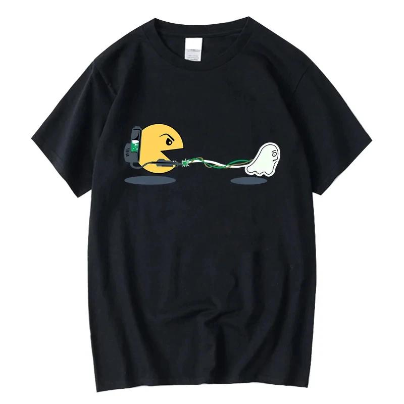 Летняя мужская футболка высокого качества 100% хлопок с забавным принтом свободного кроя с круглым вырезом для мужчин с коротким рукавом топы футболки оверсайз