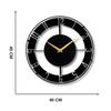 Настенные часы для дома, офиса, гостиной, спальни, детской комнаты и кухни (40 X 40 См) | Большой размер Стильный Новейший Домашний Декор | (Включенная батарея)