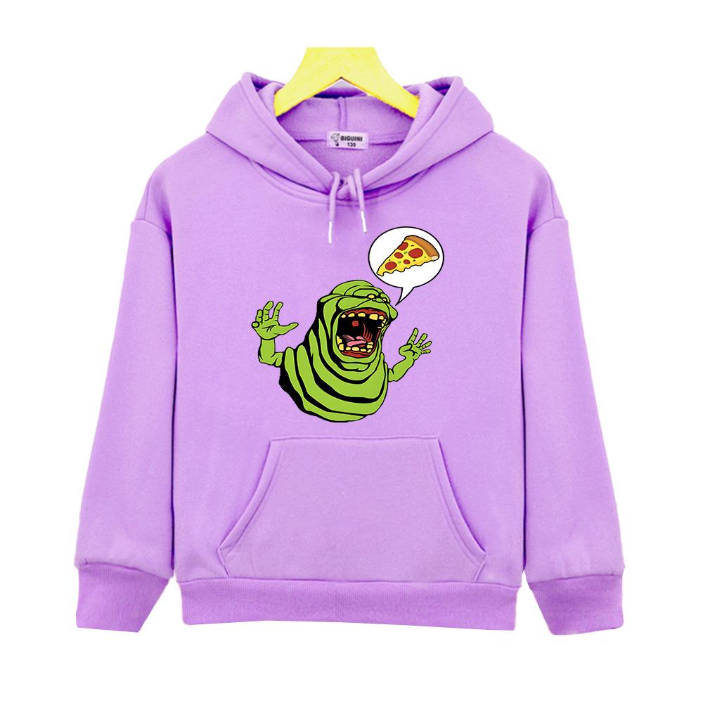 Милые толстовки с рисунком «Охотники за привидениями» в стиле аниме, толстовки с кавайными рисунками для мальчиков и девочек, уличная одежда, удобные теплые пуловеры на осень-зиму