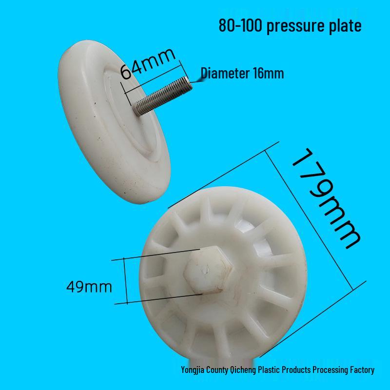 QBY Pneumatic Diaphragm Pump Parts: Piston, Plastic Slider, Silencer, O-Ring, Seal Ring
