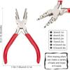 Rustproof Jewelry Pliers Coil Winding Tool Round-nosed Pliers Six-section Pliers  Jewelry