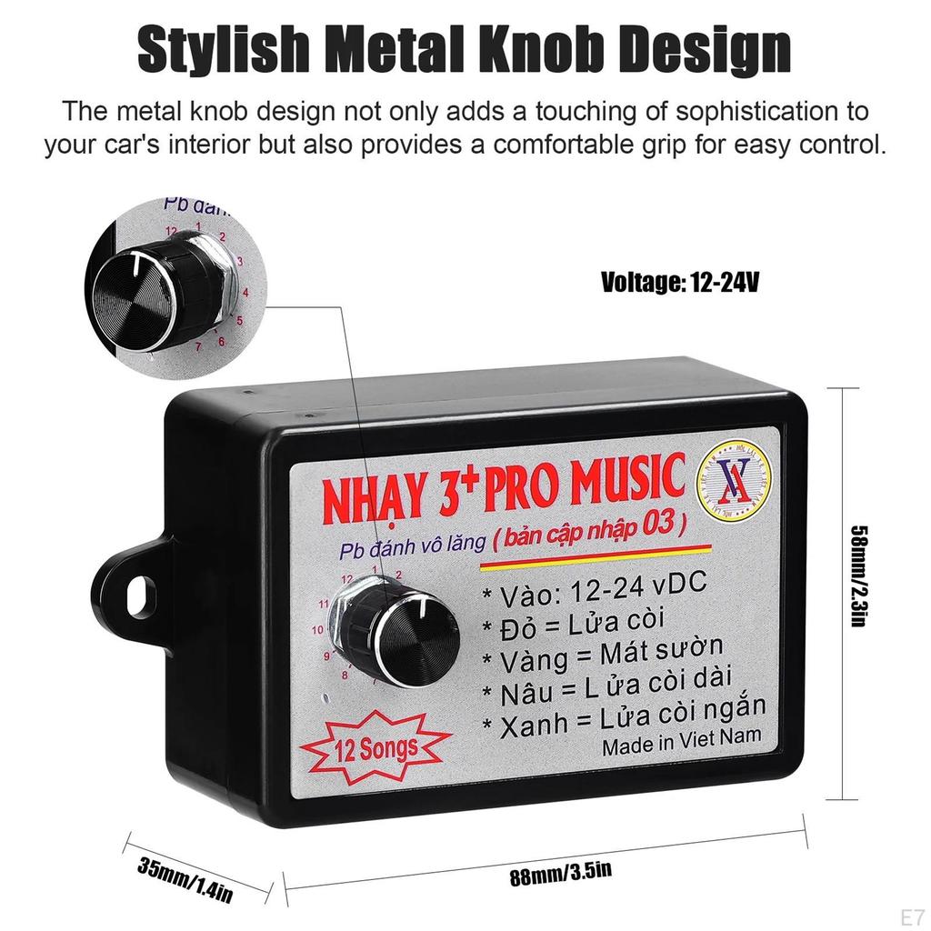 Car Horn Controller Various Sound Effects ,Volume Switching, Electric Speaker ,Sound Control