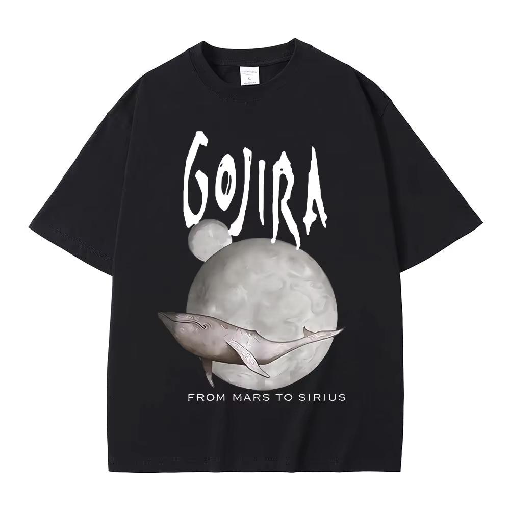 French Metal Band Gojira From Mars To Sirius Flying Whales Album Print Unisex Vintage Gothic Rock Unisex And Unisex TShirt