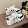 Fashion 2024 Autumn Small White Shoes New Korean Version of Female Students Increase Thick Sole Sports Casual Shoes