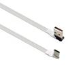 Плоский USB A на Type C кабель с угловым разъемом 90 градусов, USB 2.0 удлинитель для телефонов, планшетов, камер и других устройств