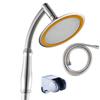 6-Inch Dual-Use Handheld and Overhead Pressurized Shower Head Set with Water Heater