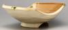 Seto Ware Miyake Oribe Boat-shaped Mukozuke (wooden Box) Yashichida Oribe 015-0009
