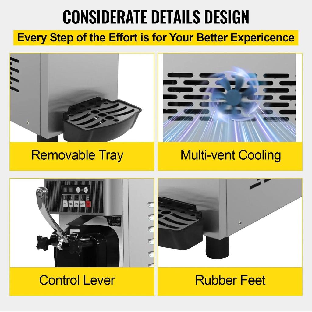 Ice-making Machine 20-28L per hour Ice Block Production Ice Cream Machine Single-head