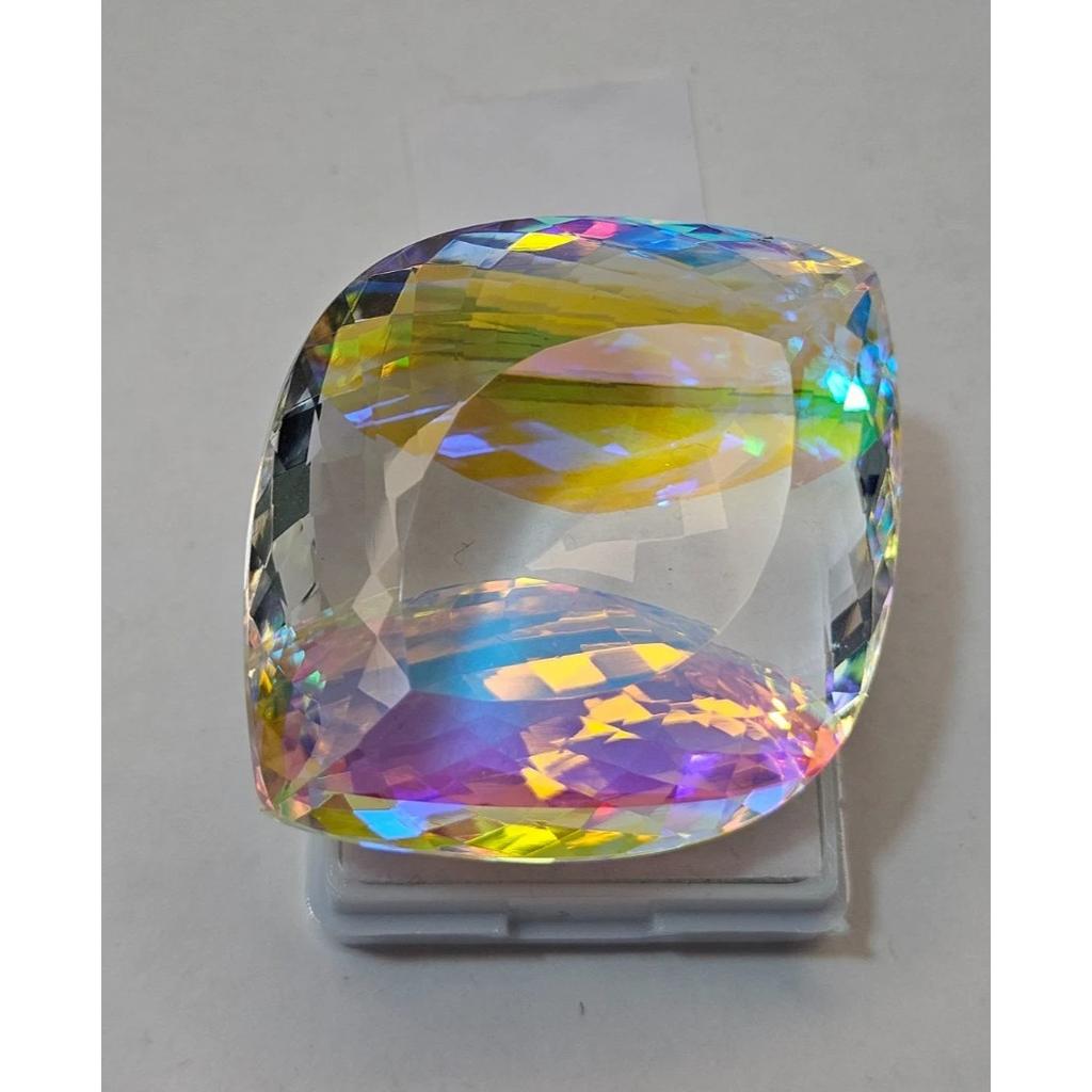 Natural Mystic Topaz Rainbow Color Fancy Cut 125+ Ct Fabulous Gemstone