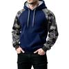 Мужская камуфляжная толстовка с капюшоном, мужская спортивная большого размера, повседневная толстовка