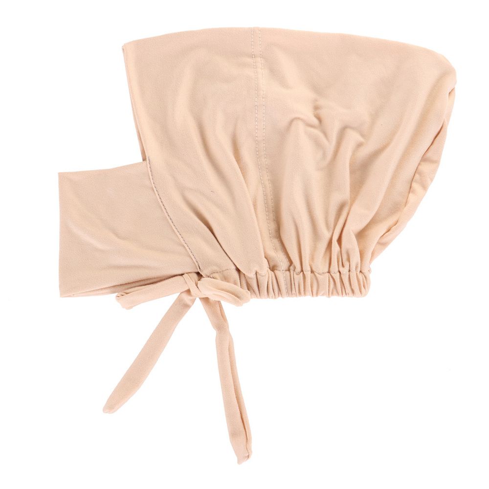 Short Muslim Stretch Arab Turban Inner Hijab Caps Headwrap Islamic Cap Female Headscarf
