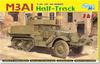 Platts Dragon WW2 American M3A1 Half Track 3in1 В комплекте пластиковая модель DR6332F 1/35 Фигурка/Оборудование