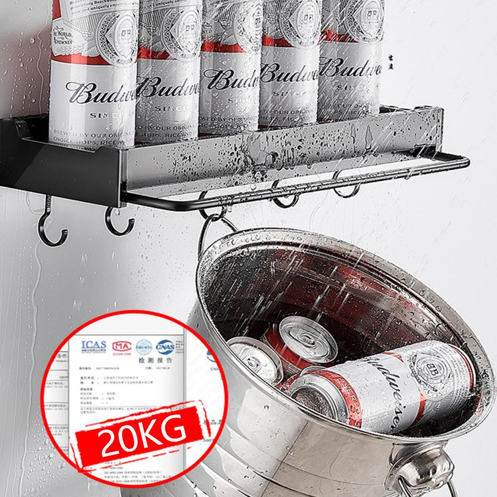 Полка для ванной комнаты, держатель для душа с полотенцесушителем, подставка для шампуня, подставка без сверления, плавающая полка-органайзер