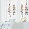 Crystal Pendant Suncatcher Window Prisms Rainbow Maker Vintage Wind Chimes Sun Moon Hanging Ornament Home Garden Decoration
