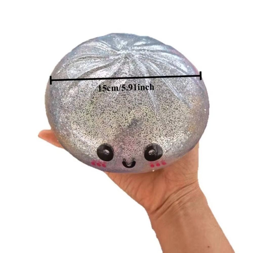 With Steamer Jumbo Dumpling Squishy Realistic Bun Sensory Fidget Ball Birthday Gift