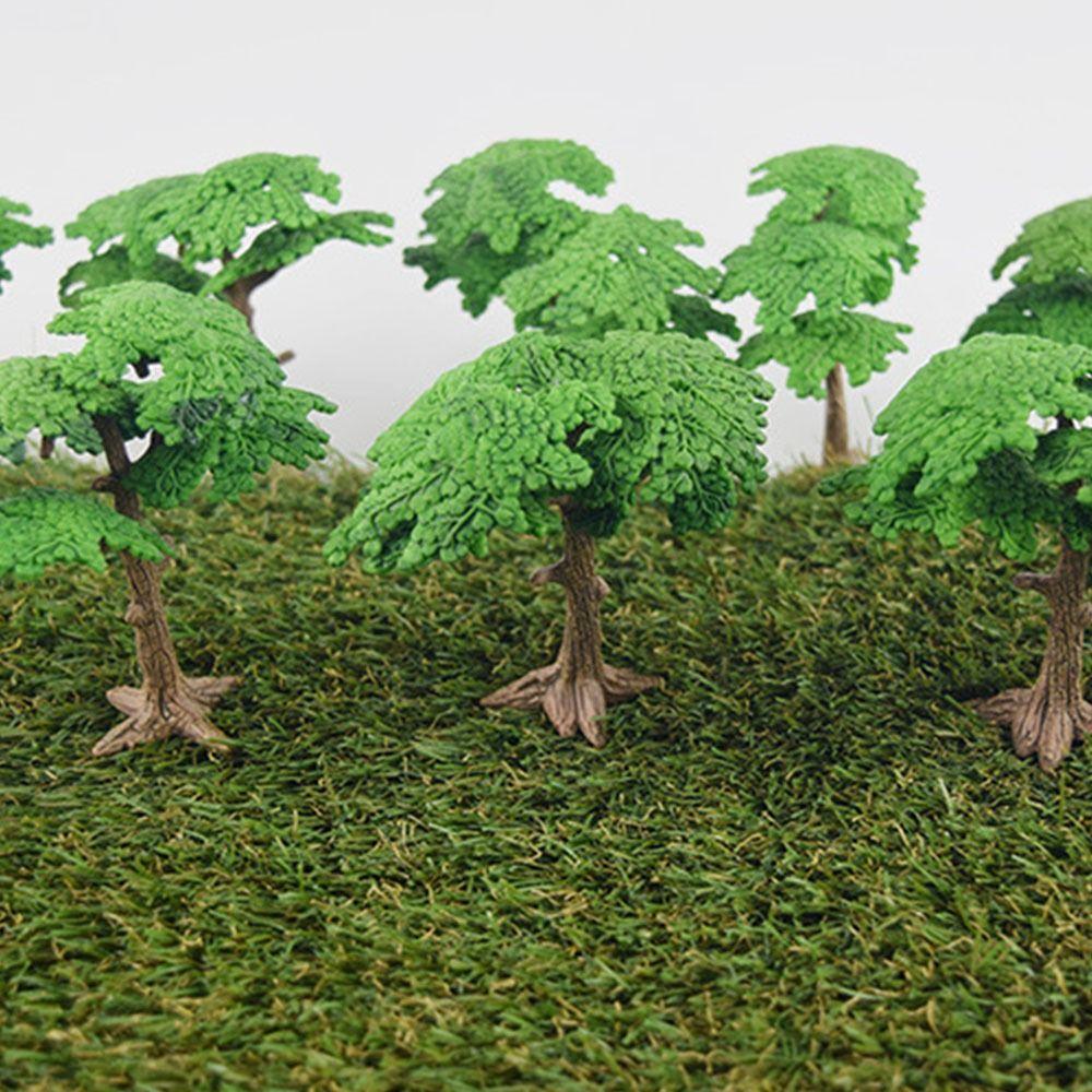 Plastic Simulation Cypress Pine Trees Landscape Tree Model Children's Toys Coconut Tree Garden