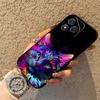 Чехол для телефона Funda для Honor X6 X5b 200 400 Lite 8X Magic5Lite 70 X8 X9a 90 X7 Крутой цветной кот