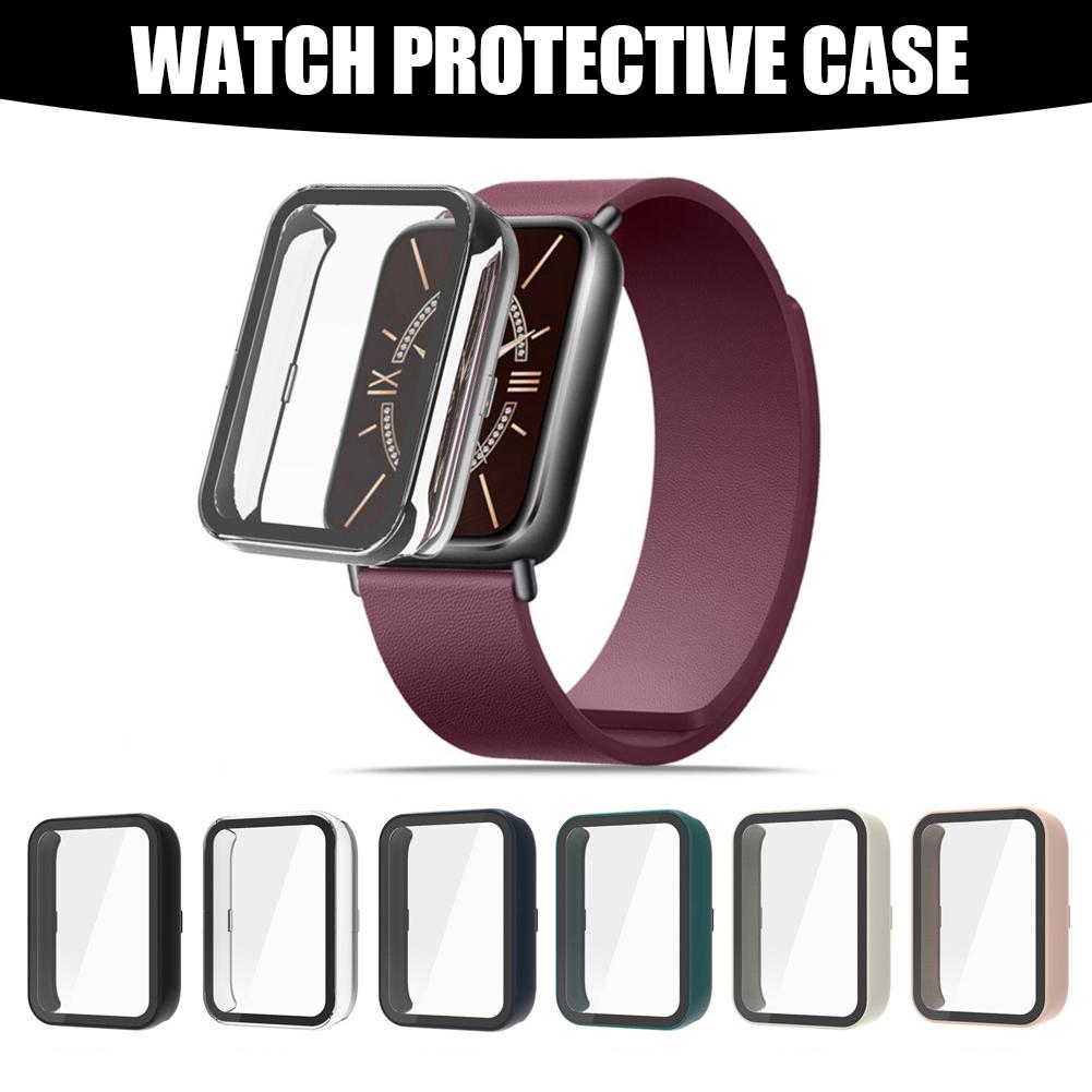 For Xiaomi Mi Band 9 Pro Protective Case, Smart Watch Protective Cover Integrated Resistant She F7S5