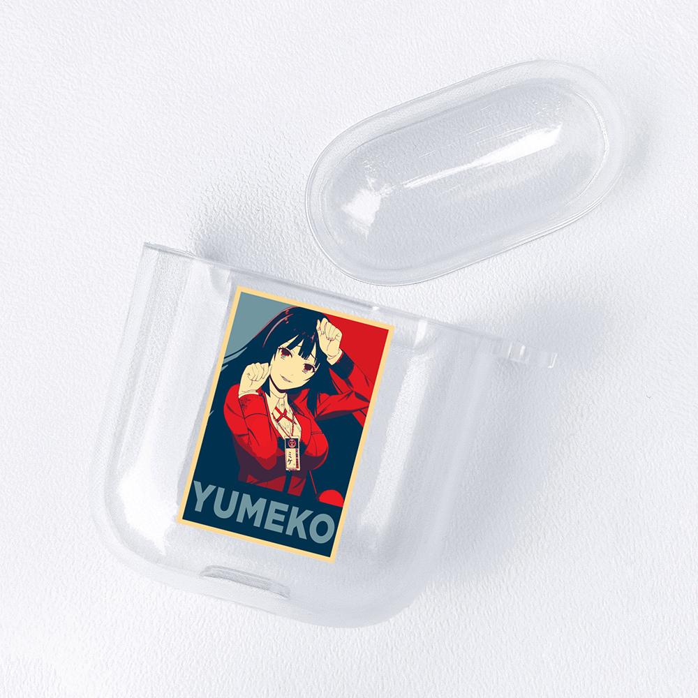 Прозрачный чехол для Airpods с японскими аниме-фигурками для Funda Airpods 2/1, чехол Bakugo Bokuto Himiko Mirio Yumeko Deku, мягкие чехлы из ТПУ