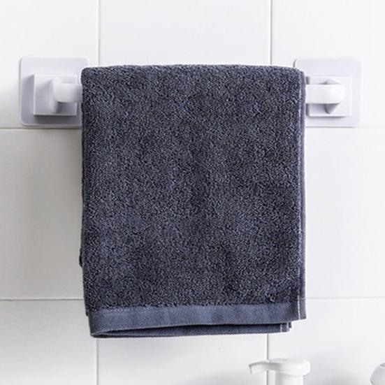 Вешалка для полотенец Настенная экономия места PP Простой внешний вид Держатель для хранения полотенец для общежития