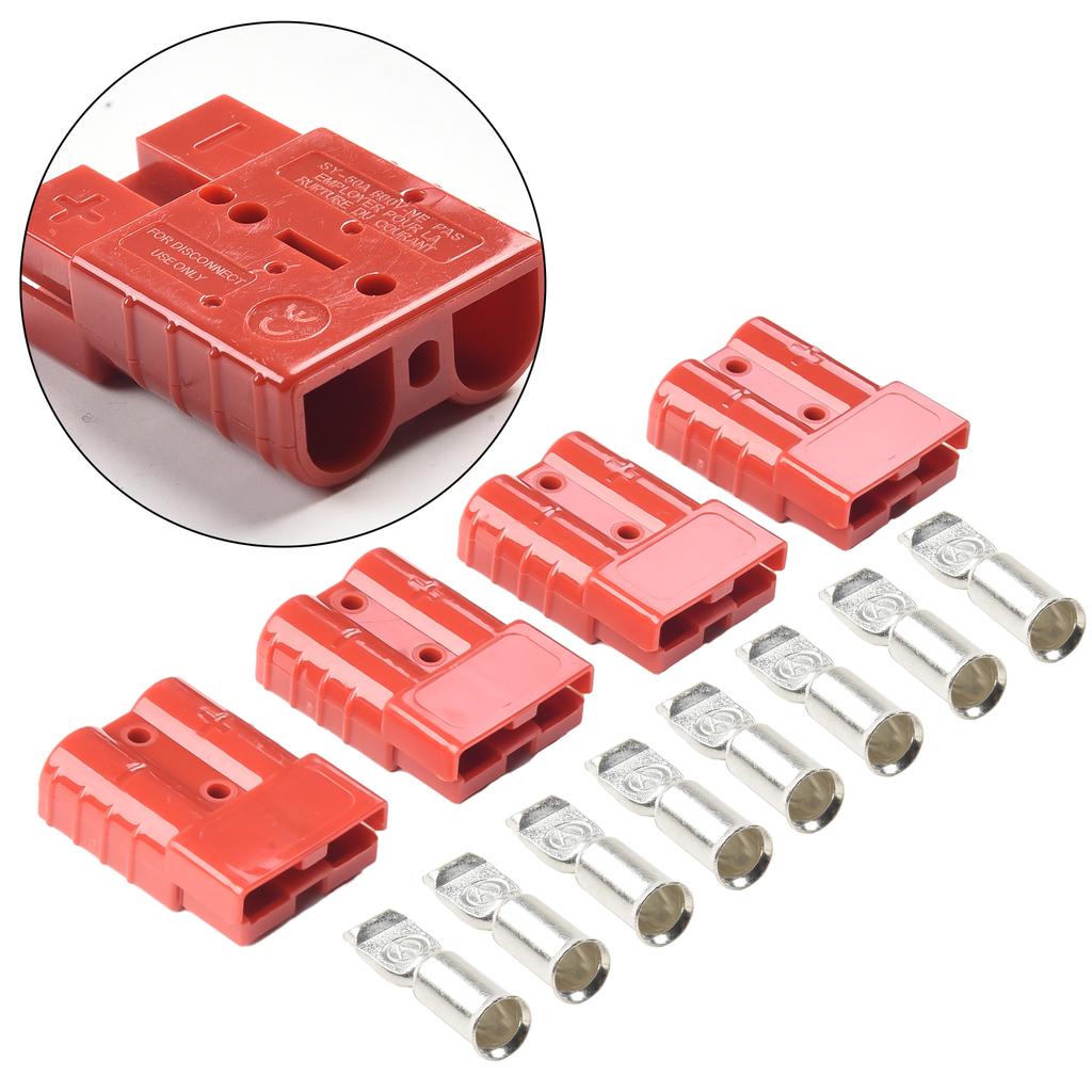 4/6 шт. разъемов для Anderson Style Plug DC Power 50AMP Solar Caravan 6AWG разъем для зарядки аккумулятора мотоцикла адаптер