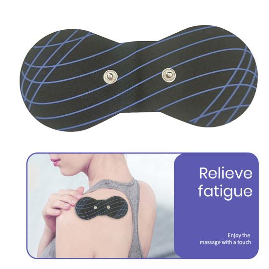 Массажная подушка для шеи, мини-портативный импульсный интеллектуальный многорежимный массажер для мужчин и женщин, электрический массажер для плеч и спины, патч для фитнеса и тренировок