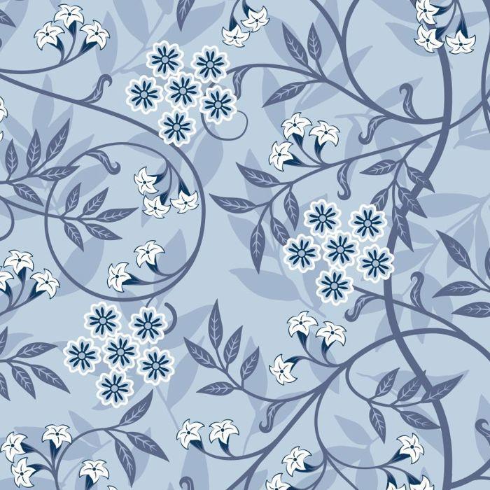 Комплект двусторонних пододеяльников для кровати 140 x 190 см Liberty blue