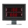 12V / 24 V Universal 2 In 1 Digital Water Temperature Gauge+Volt Gauge with Sensor M10 for Car / Truck VOLT Meter