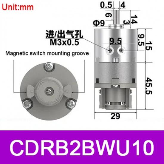Пневматический поворотный цилиндр с лопастью типа SMC CRB2BW CDRB2BW CDRB2BWU 10 15 20 30 40-90S 180S 270S