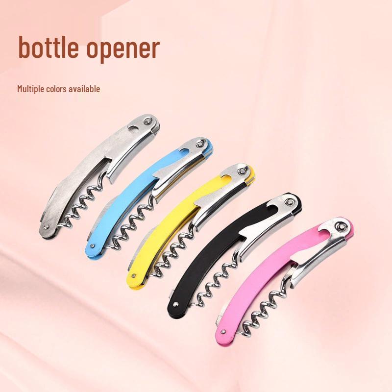 Multi-functional Shrimp Head Corkscrew & Bottle Opener for Wine and Cans