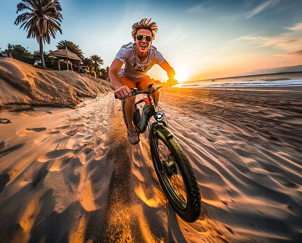 DUOTTS F26 Electric Bike 750W*2 Dual Motors LG 17.5Ah Battery 26*4.0 Fat Tire 55km/h Max Speed 55 Degree Climbing-Silve