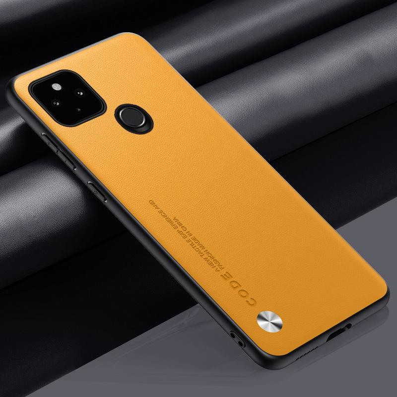 Роскошный чехол из искусственной кожи для Google Pixel 5A 5G, задняя крышка, матовый силиконовый противоударный защитный чехол для телефона Google Pixel5A 5G