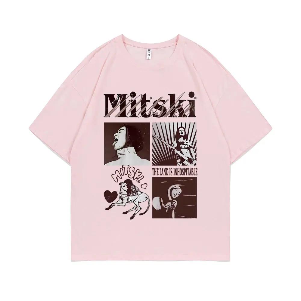 Мужская и женская футболка с графическим принтом Mitski, удобные футболки, The Last Words of A Shooting Star, уличные топы