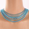 2mm Cubic Zirconia Chain Necklace Dainty Thin Tennis Choker Necklaces Jewelry for Women Donna Collane Hot 2