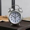 Креативный Классический Будильник Бесшумного Типа Супер Громкий Ретро Будильник Металлическая Рамка с Ночным Светом Бесшумные Настольные Часы Домашний Декор