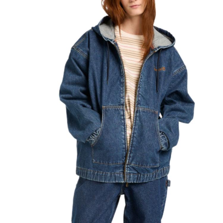 Timberland Дышащая Теплая Однотонная Куртка с Капюшоном Унисекс куртки TB0A5N64ABY1
