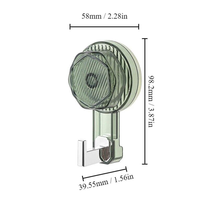 1 шт. прочный присосочный крючок без отверстий для вакуумного клея на задней стороне двери ванной комнаты, не оставляющий следов настенный клей для ванной комнаты