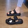 Fashion CRLAYDK Slide Sandals for Women Hook&Loop Fashion Platform Summer Dressy Open Toe Walking Casual Outdoor Beach Slip On Slippers